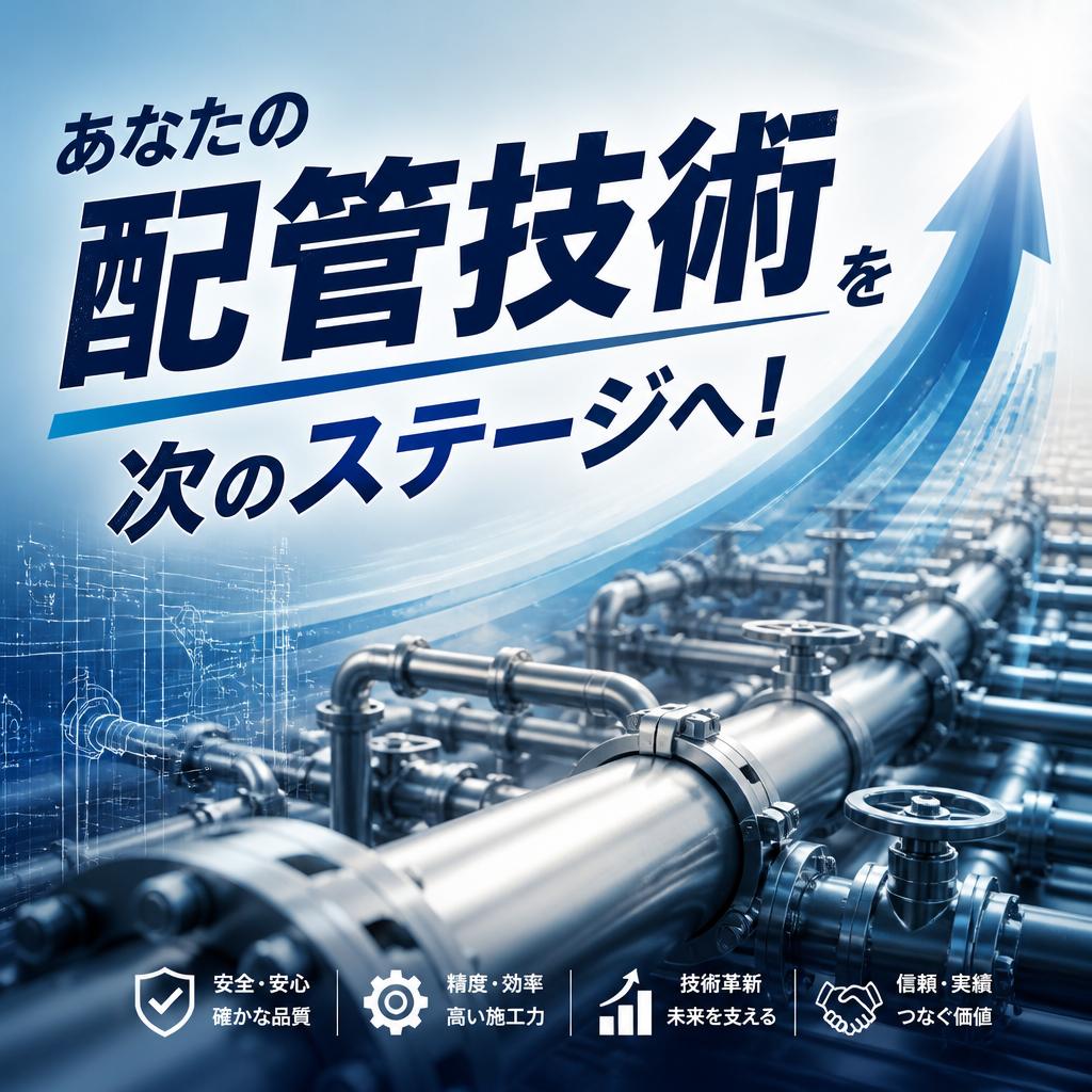 あなたの配管技術を次のステージへ！