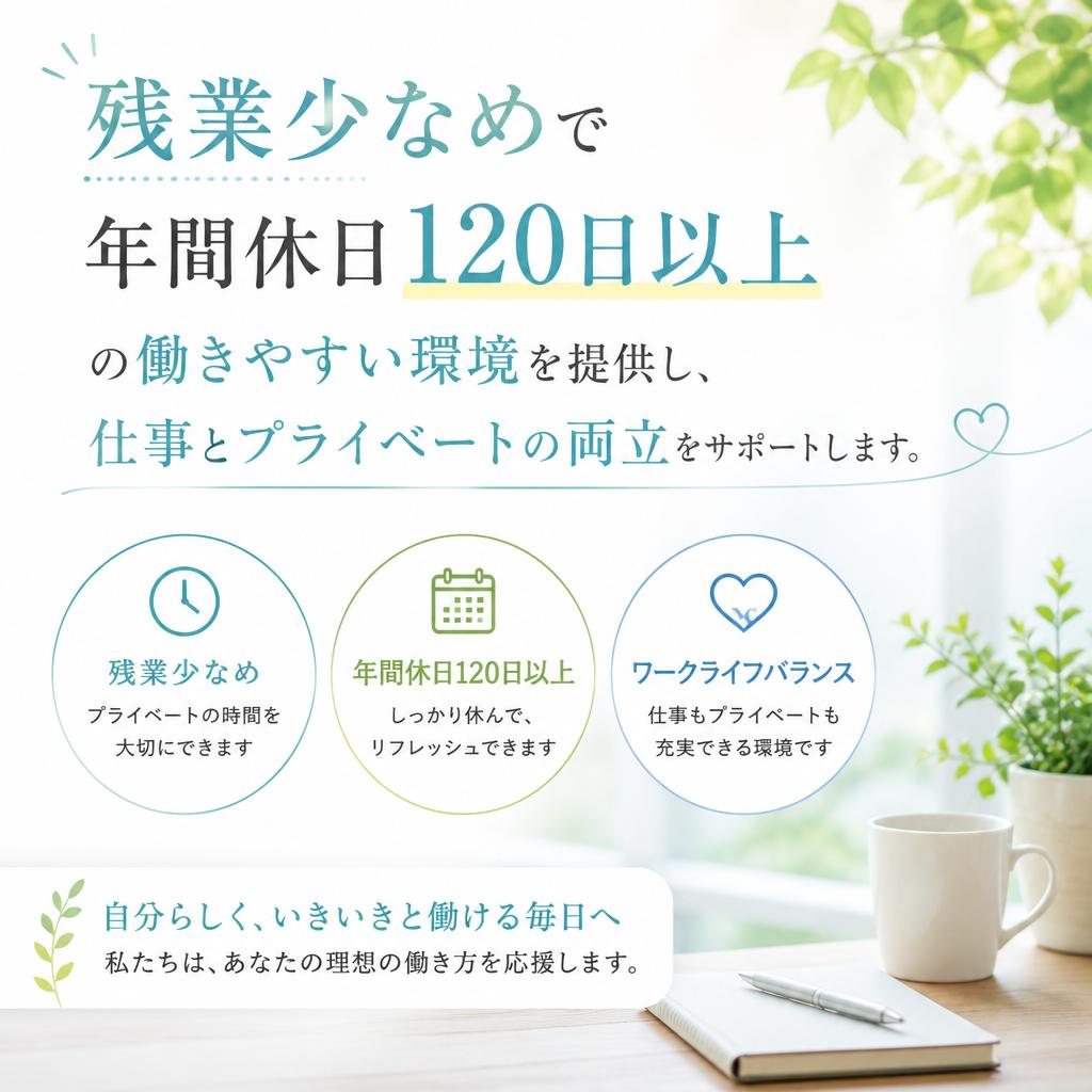 充実した職場環境での成長