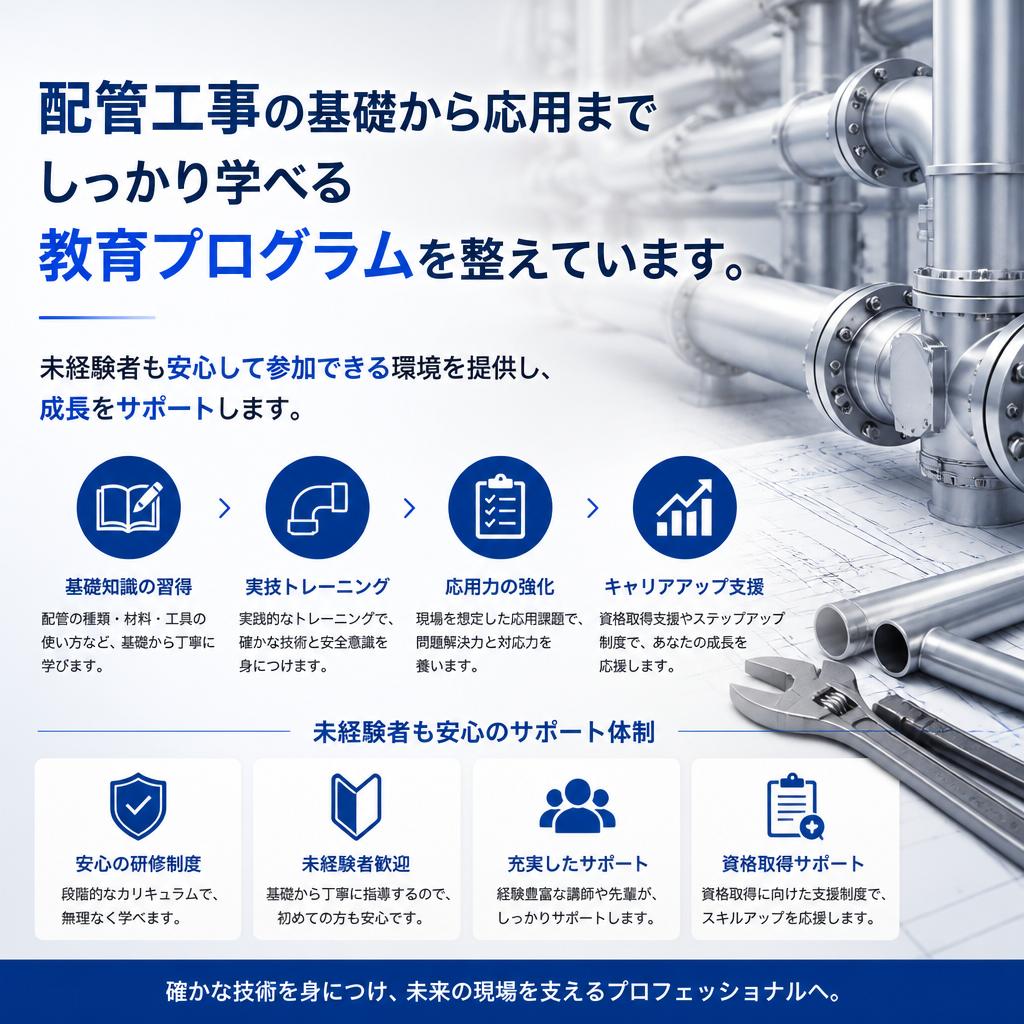 未経験からプロへ！充実の教育体制