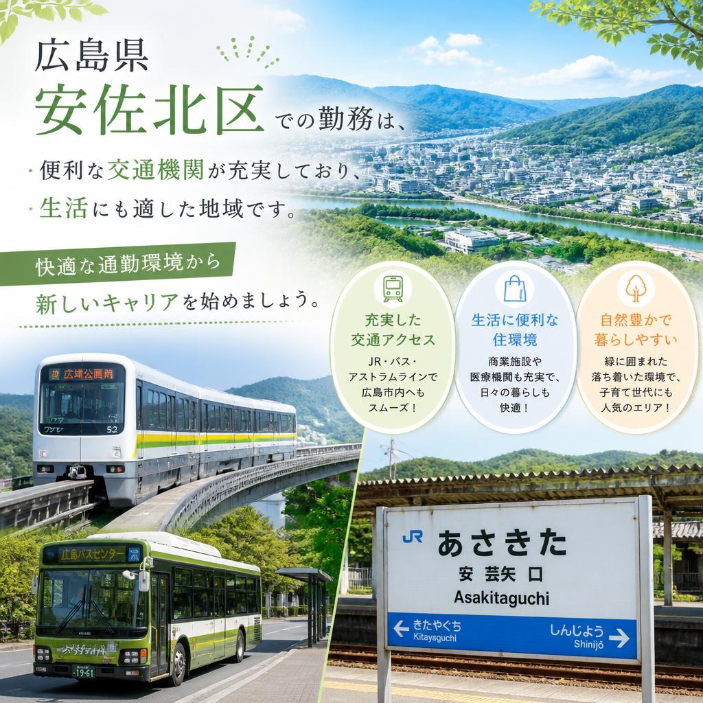 安佐北区での安心な生活環境