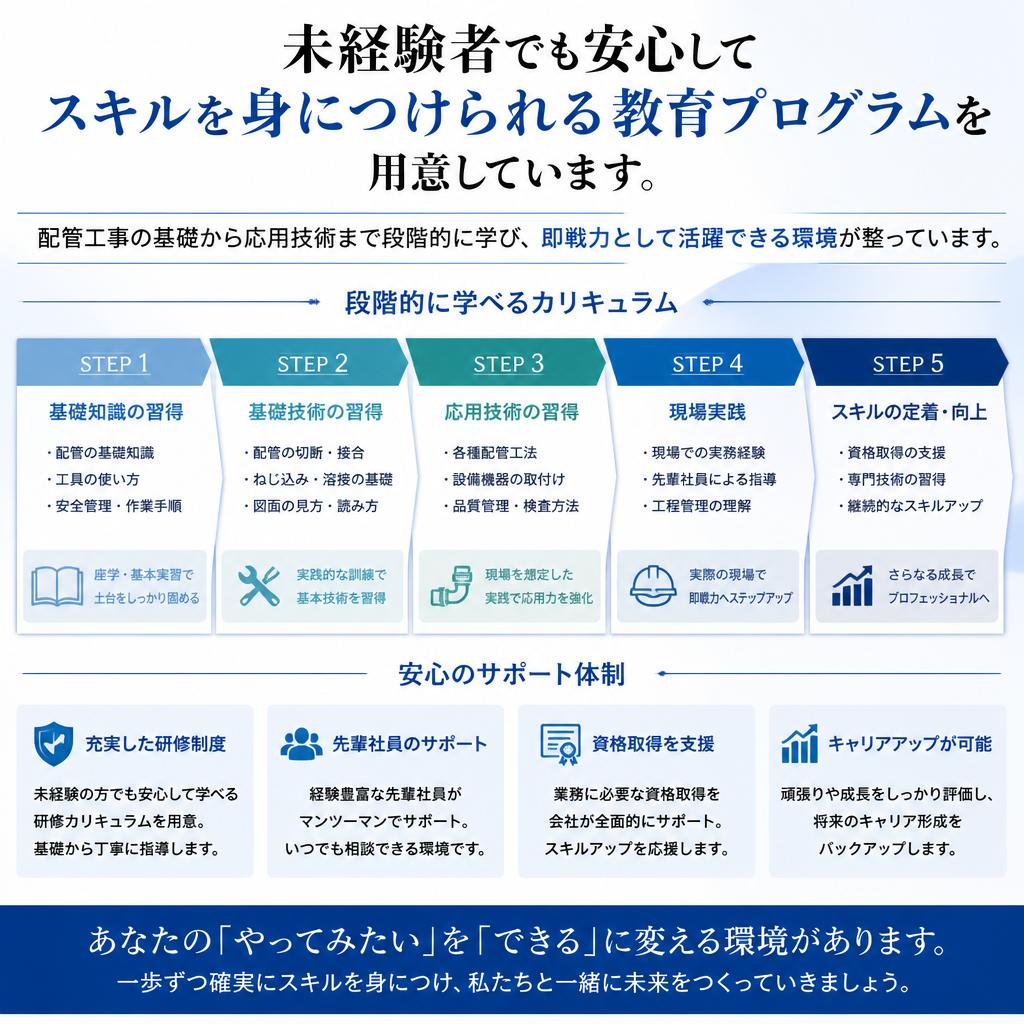 充実した教育体制