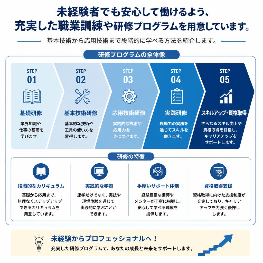 株式会社ニトロの教育制度