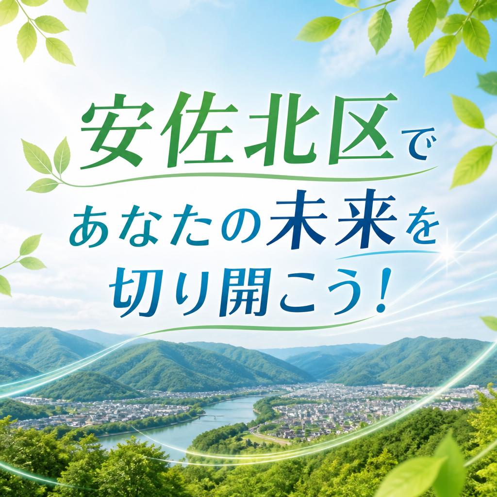 安佐北区であなたの未来を切り開こう！