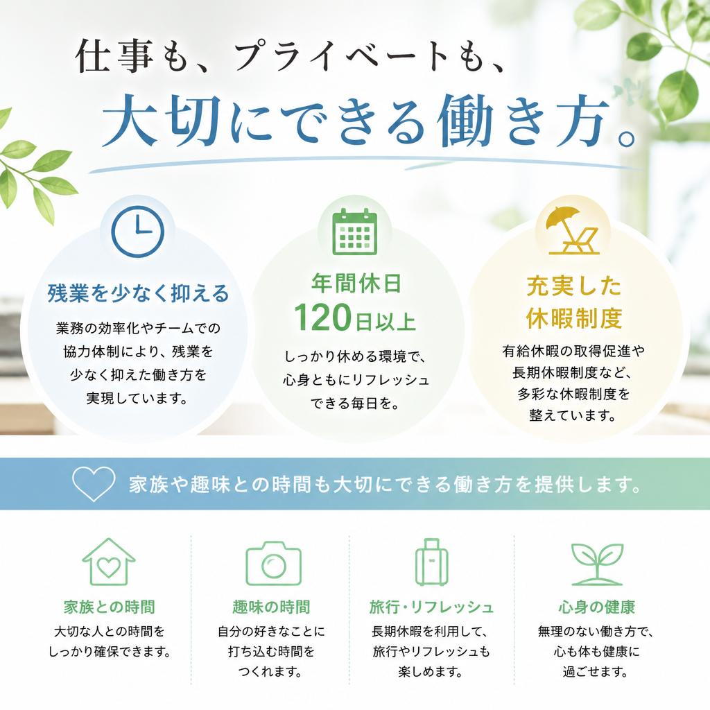 ライフスタイルに合った働き方