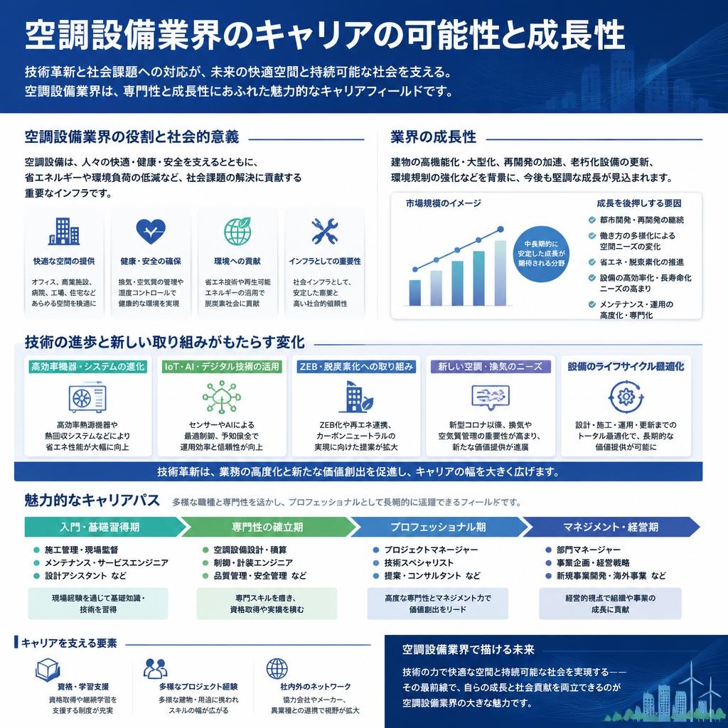 空調設備業界の魅力